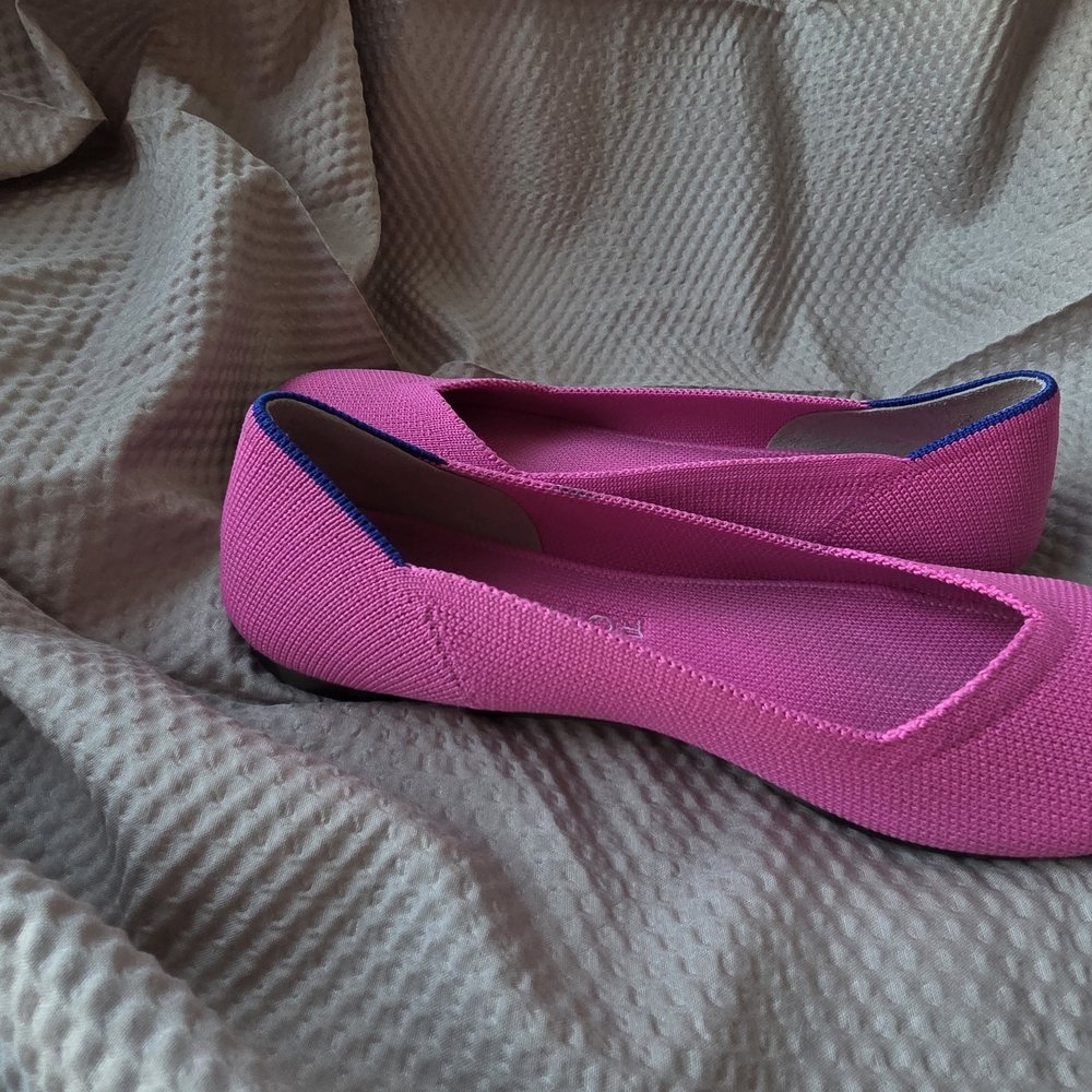 Rothy's Women's Pink Flats - Picture 2 of 8